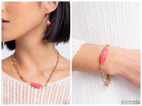 Whimsically Wrapped - Pink Bracelet