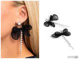 High-Class Heiress - Black Post Earring