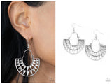 Solar Surge - Silver Earring