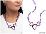 Eclectically Enamored - Purple Necklace