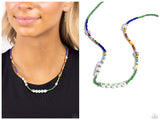 Happy to See You - Green Necklace