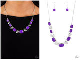 Polished Parade - Purple Necklace