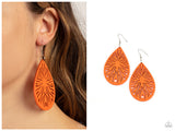 Sunny Incantations - Orange Earring