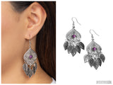 Desert Canopy - Purple Earring