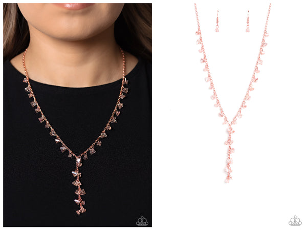 Chiseled Catwalk - Copper Necklace