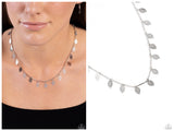 LEAF a Light On - Silver Necklace