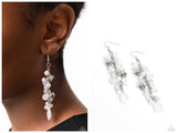 Cheeky Cascade - White Earring