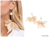 Seriously Sheer - Brown Earring