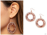 Wall Street Wreaths - Copper Earring
