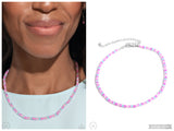 Colorfully GLASSY - Pink Choker