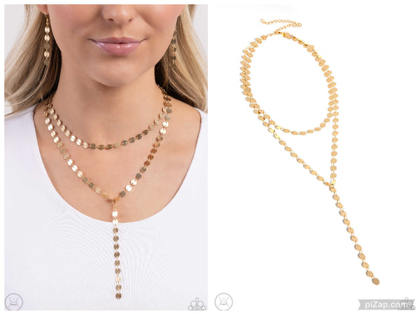 Reeling in Radiance - Gold Choker