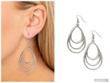Trendy TIER-Drops - Silver Earring