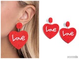 Sweet Seeds - Red Post Earring