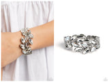 Luminous Laurels - White Bracelet