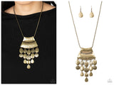 Totem Trek - Brass Necklace