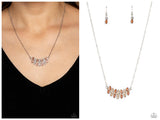 Lustrous Laurels - Brown Necklace