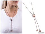 I Solemnly SQUARE - Copper Necklace