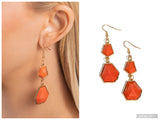 Rio Relic - Orange Earring