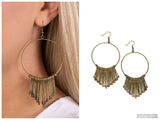 The Little Dipper - Brass Earring