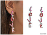 Admirable Assortment - Pink Post Earring
