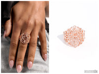 Glistening Gentry - Rose Gold Ring