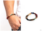 I WOOD Be So Lucky - Blue Bracelet