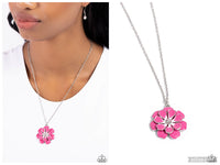 Beyond Blooming - Pink Necklace