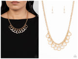 TEAR-rifically Twinkling - Gold Necklace