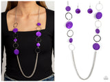 Beach Hub - Purple Necklace