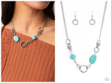 Sonoran Solo - Blue Necklace