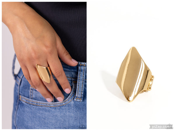 Pointed Palm Desert - Gold Ring