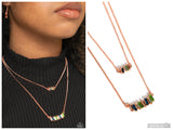 Easygoing Emeralds - Copper Necklace