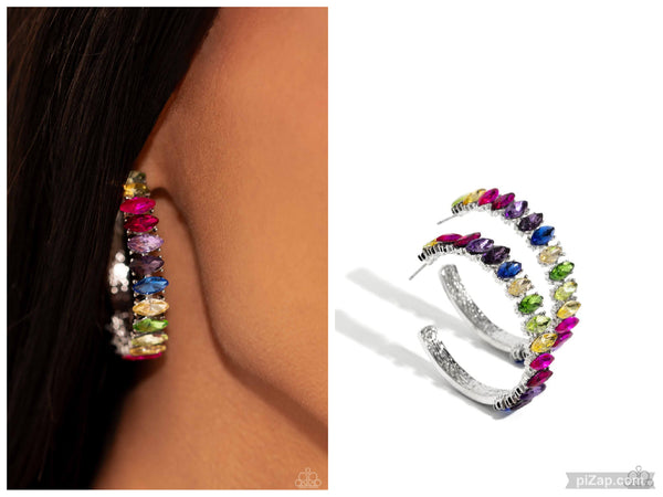 Rainbow Range - Multi Hoop Earring