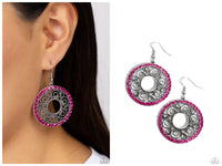 Whirly Whirlpool - Pink Earring