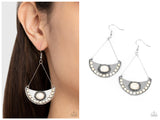 Canyon Canoe Ride - White Earring