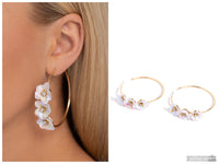 Ethereal Embellishment - Gold Hoop Earring