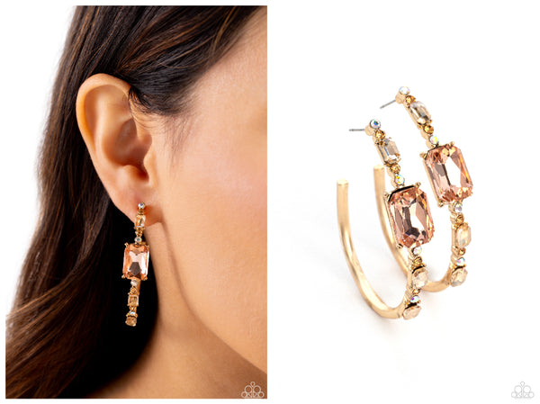 Elite Ensemble - Gold Hoop Earring