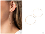 Metal Drama - Gold Hoop Earring