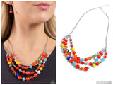 Summer Scope - Red Necklace