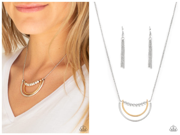 Artificial Arches - Silver Necklace