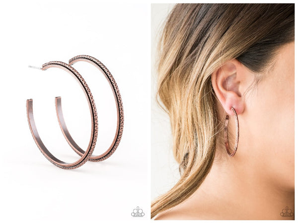 Girl Gang - Copper Hoop Earring