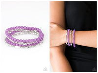 Blooming Buttercups - Purple Bracelet