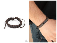 Grit and Grease - Brown Bracelet