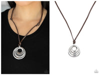 Desert Spiral - Silver Necklace