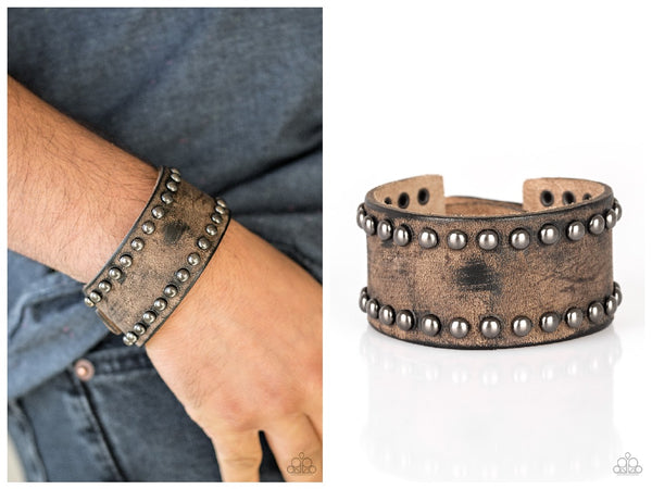 Cattle Drive - Brown Bracelet