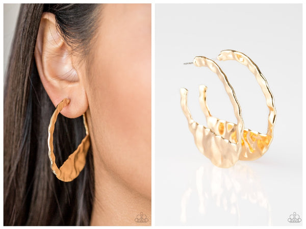 The BEAST Of Me - Gold Hoop Earring