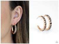 Welcome To Glam Town - Gold Hoop Earring