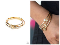 Be All You Can BEDAZZLE - Gold Bracelet