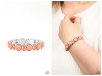 Bubbly Belle - Orange Bracelet