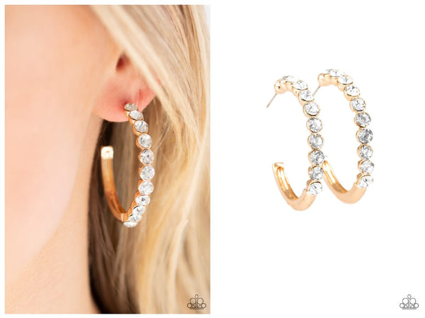 My Kind Of Shine - Gold Hoop Earring